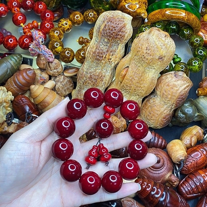 琥珀木琥珀木文玩手串