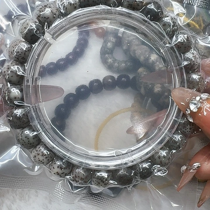 星月菩提手串586高端黑灰星月菩提98桶单圈