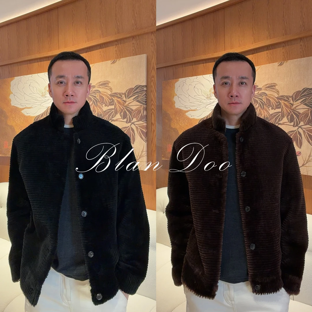 BLANDOO "温暖与格调"土耳其进口美丽奴皮毛一体外套1BD1391