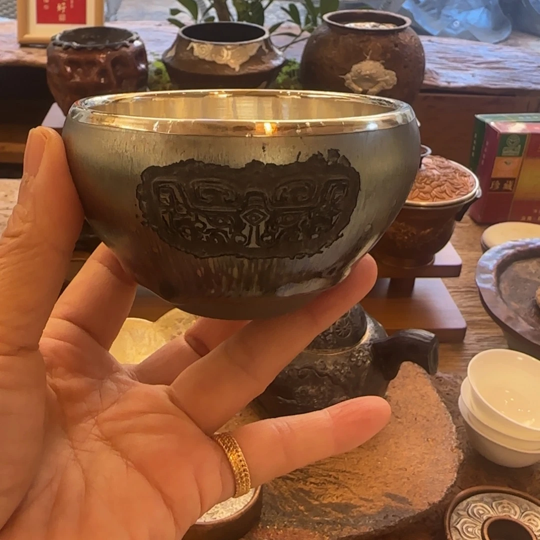 包足银100毫升主人杯