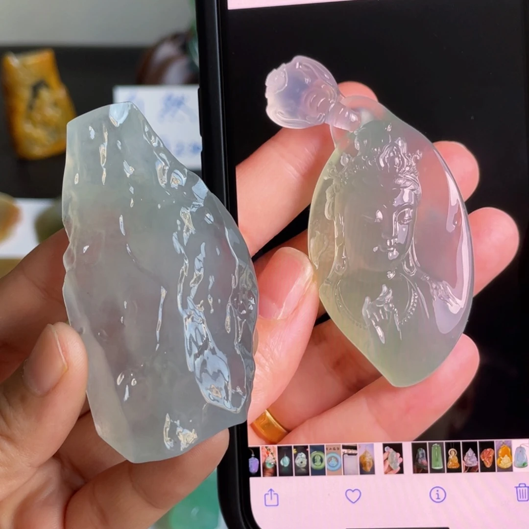 定制翡翠未镶嵌包工