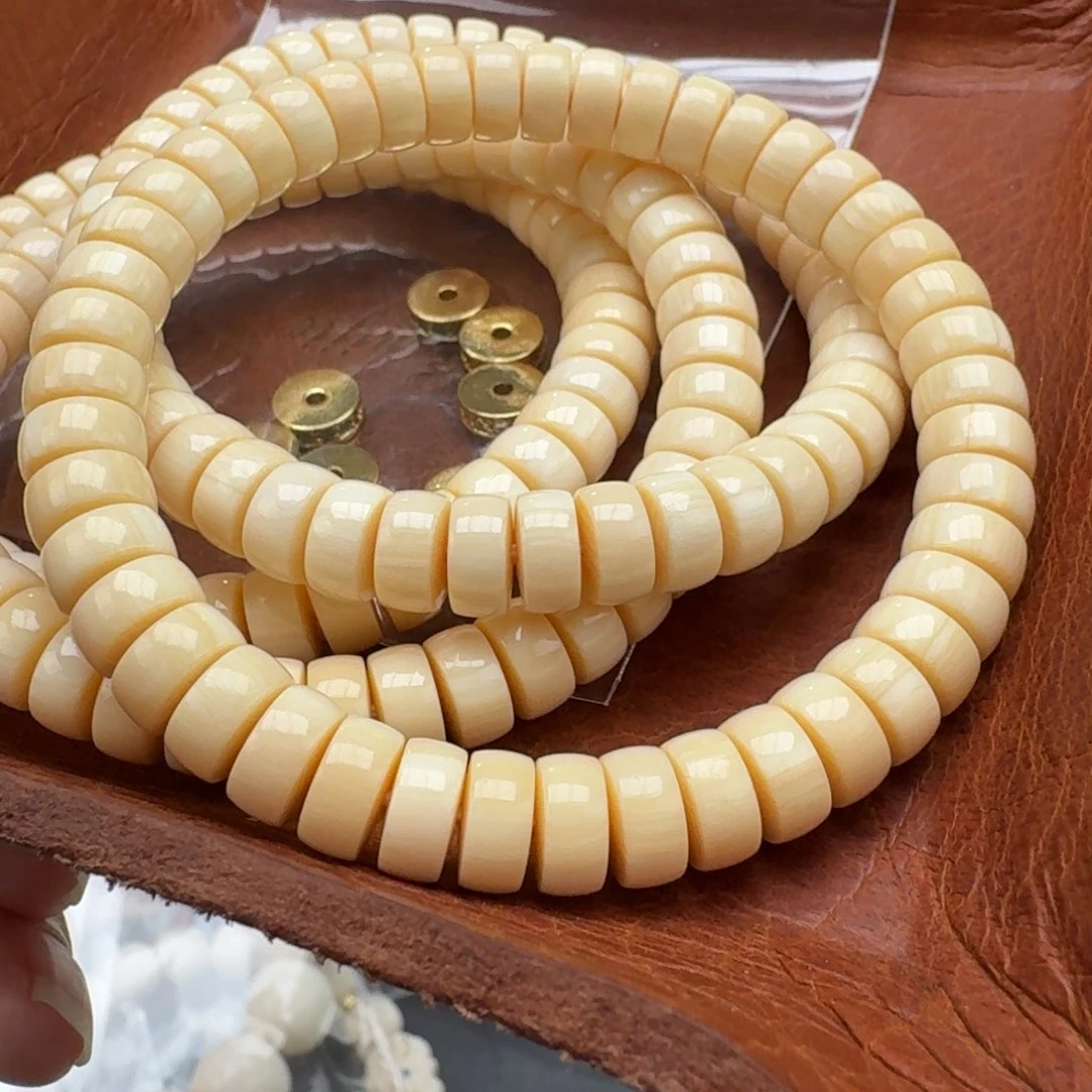 猛犸象牙手串/手链/手镯  008  8×4mm药片