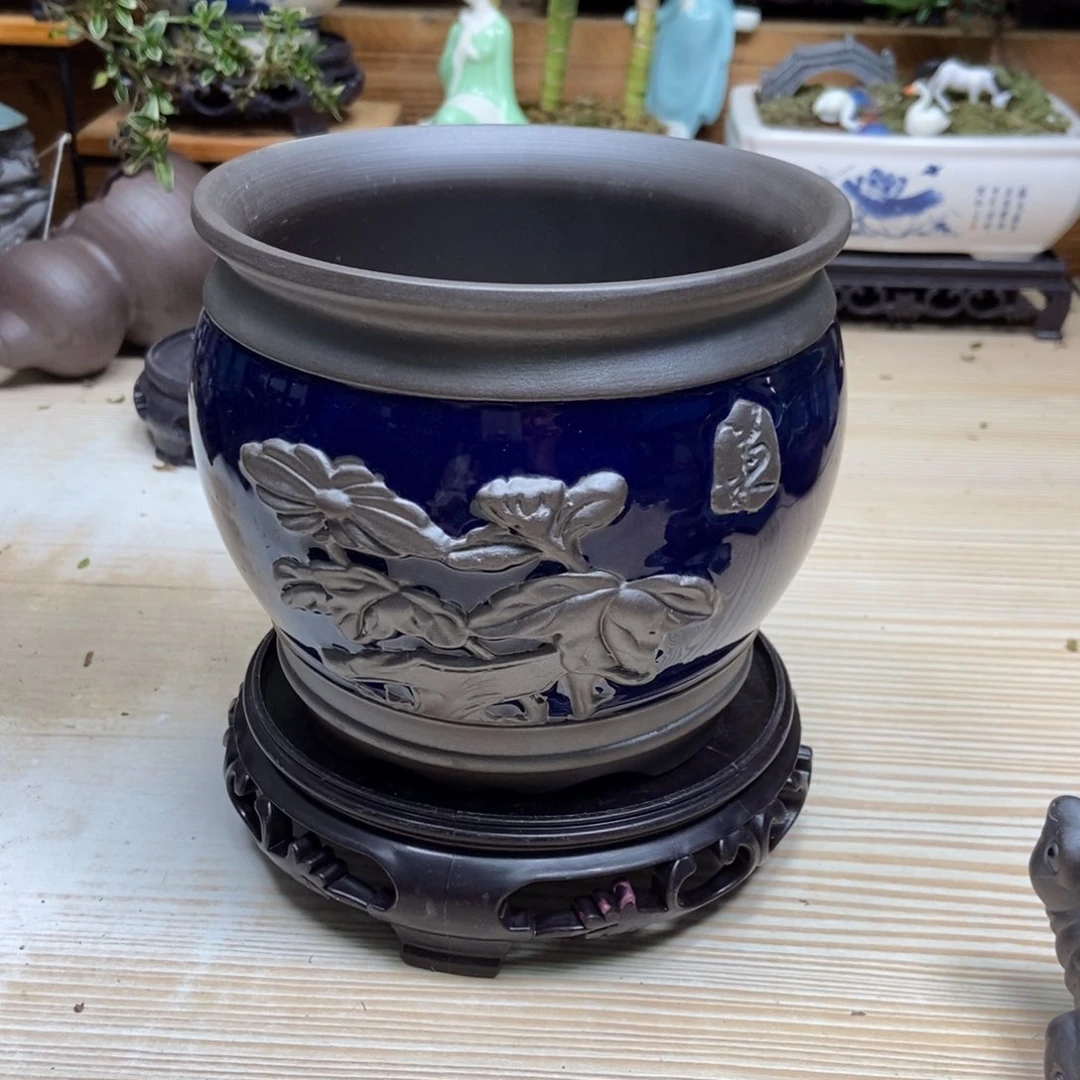瓷片陶瓷花盆陶瓷艺术