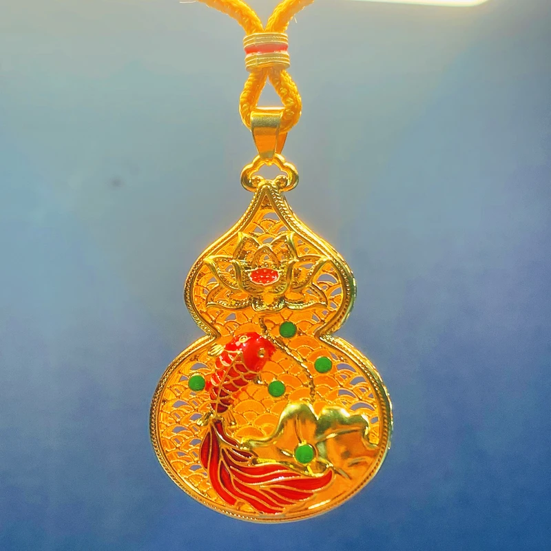 吊坠 E24D020吊坠古法葫芦锦鲤吊坠多样性发货