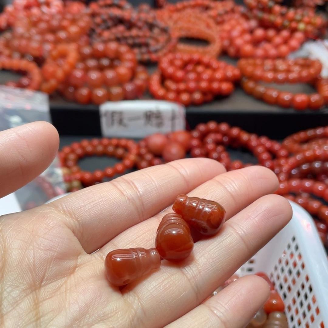 南红玛瑙手链未镶嵌喵**～