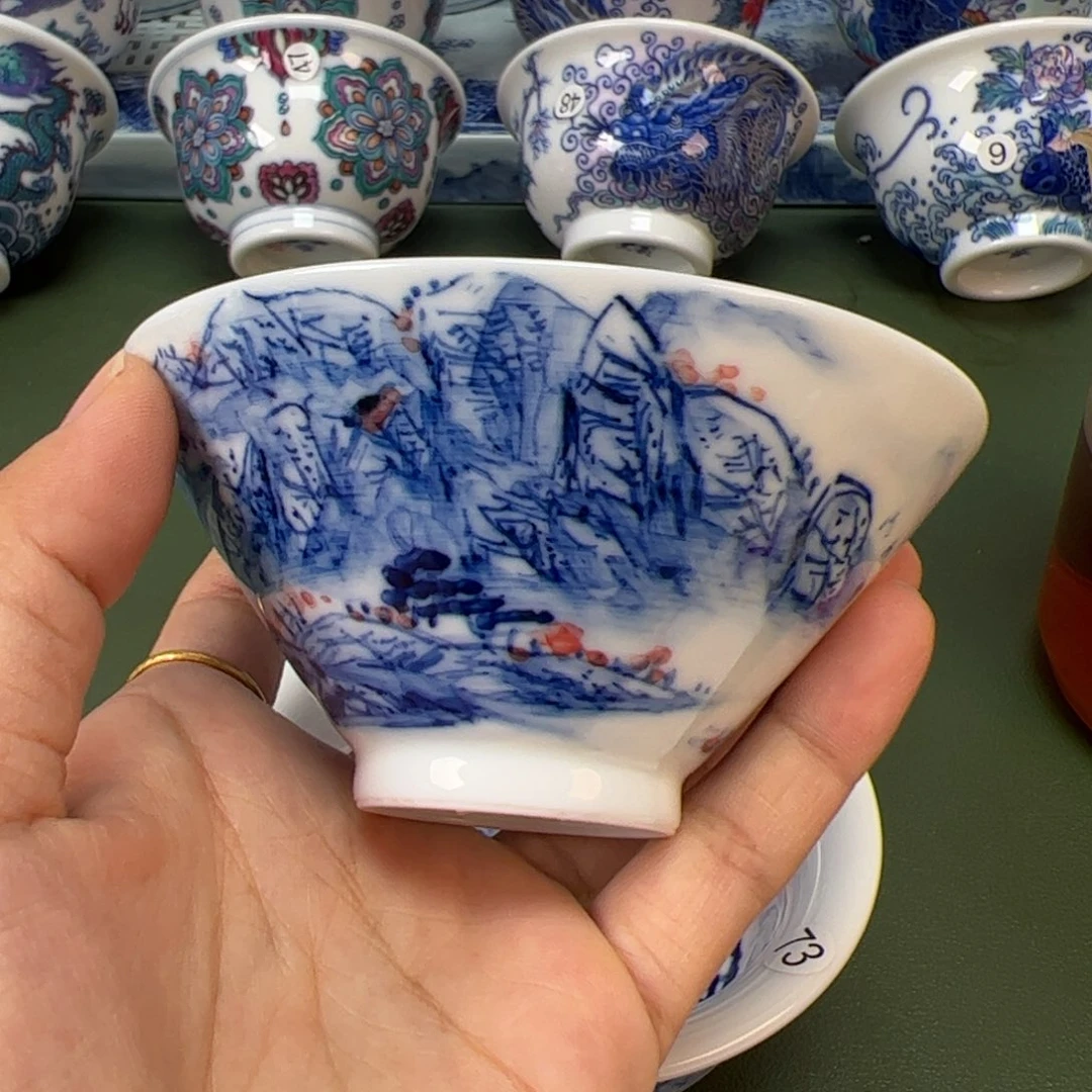 木木景德镇纯手工纯手绘茶具21