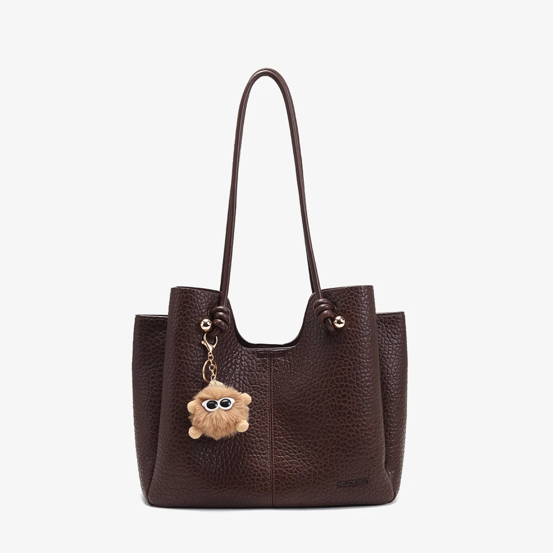 多隔层托特包日常通勤出行百搭包简约休闲手提单肩包女26234 t