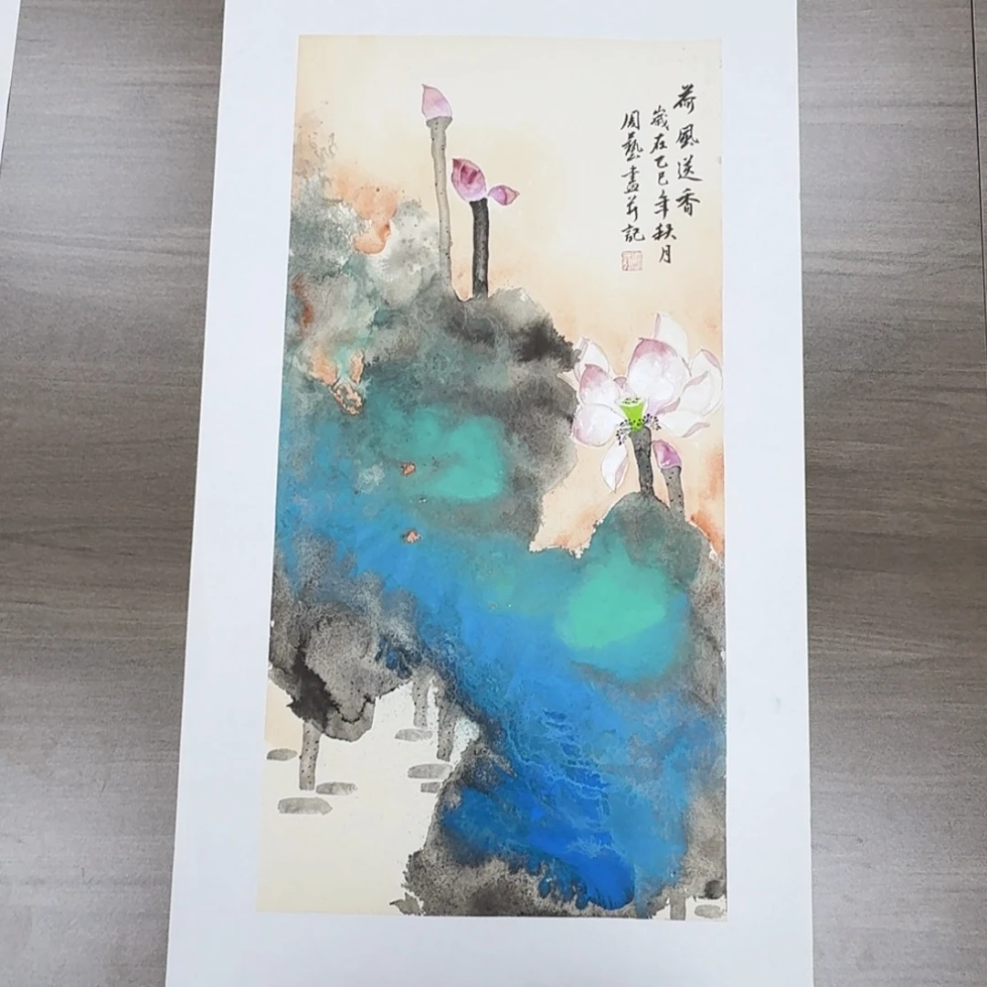 国画国画作品山水花鸟