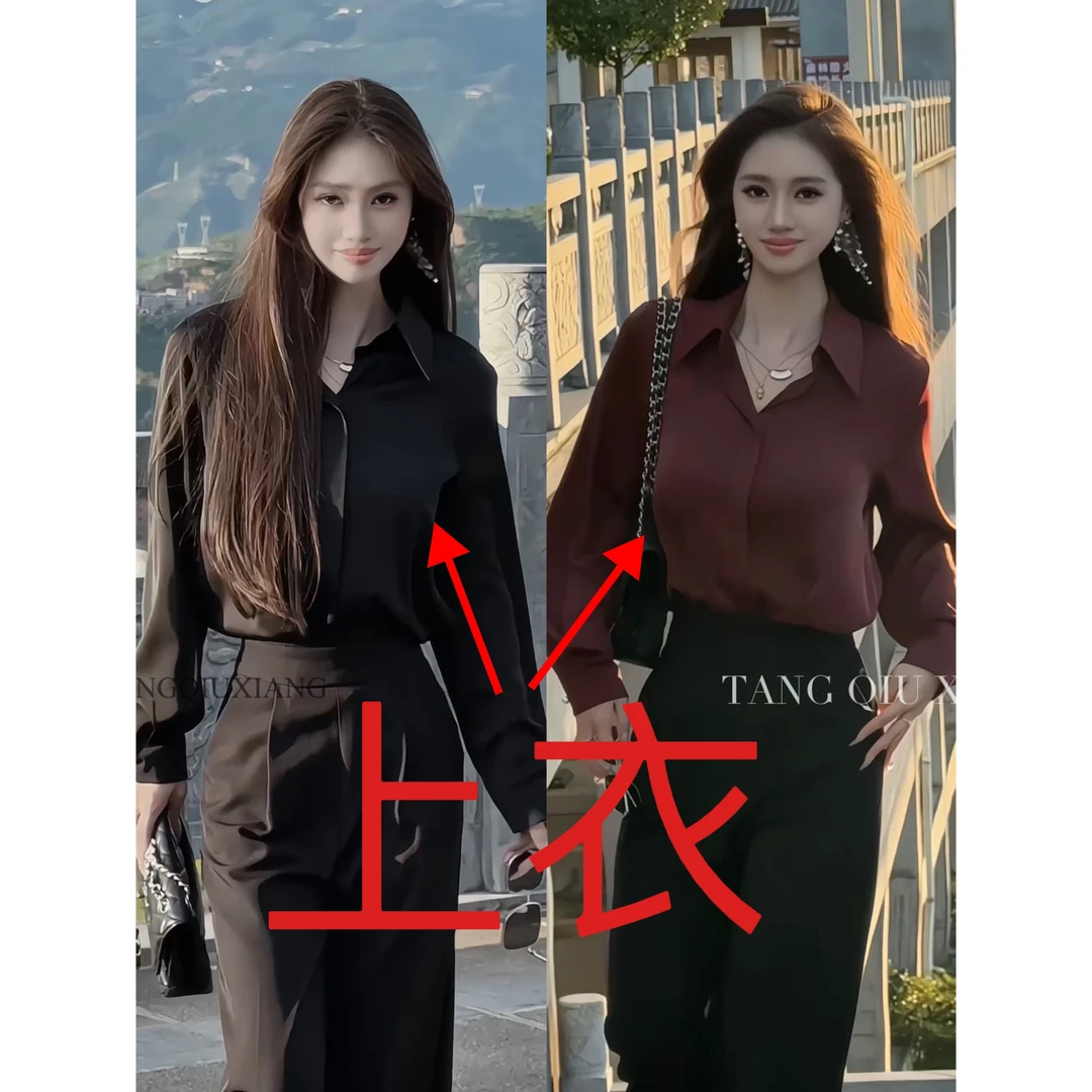 【闪耀流光】新款气质百搭款长袖衬衣