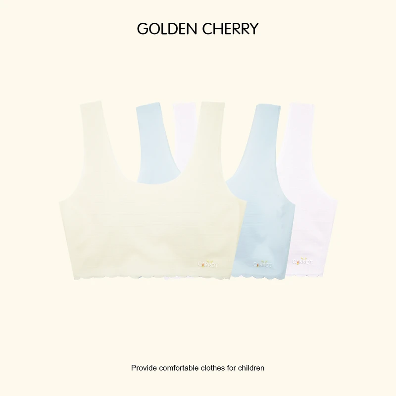 【Golden cherry】小童纯色软乎乎洋气舒适背心ZH903