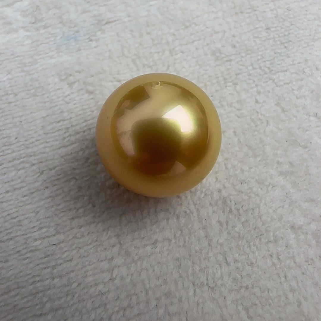海水珍珠裸珠南洋金珠11.9-12.0