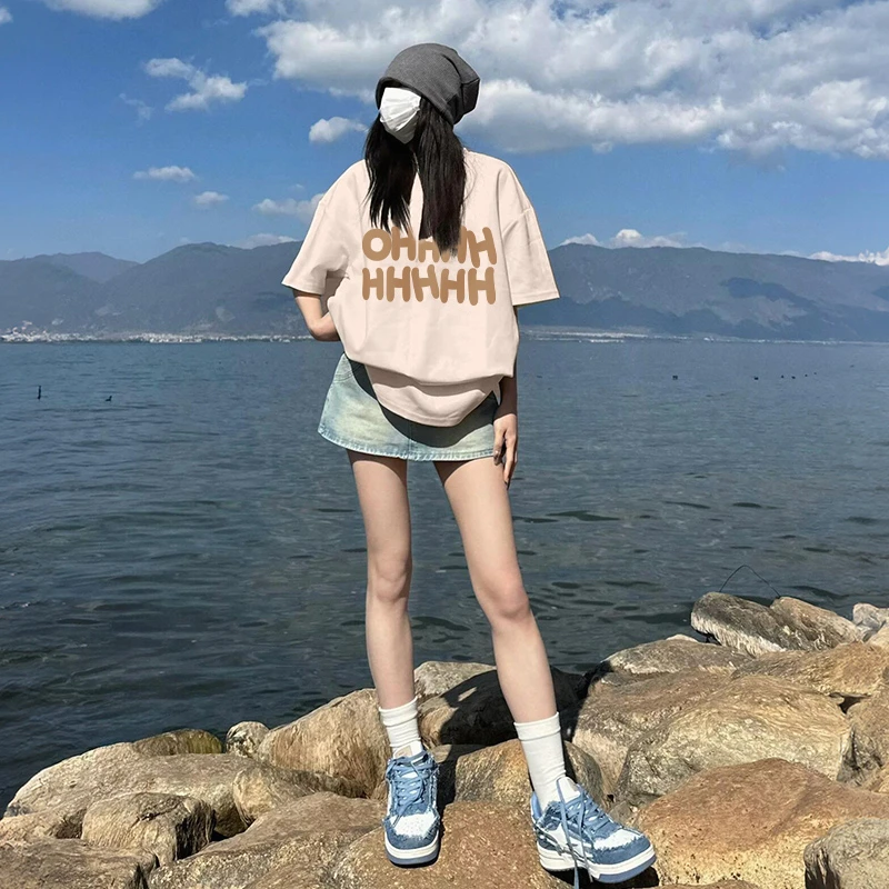 短袖女款爆款2025新款五一出游穿搭网红时尚炸街新款女装T恤t恤