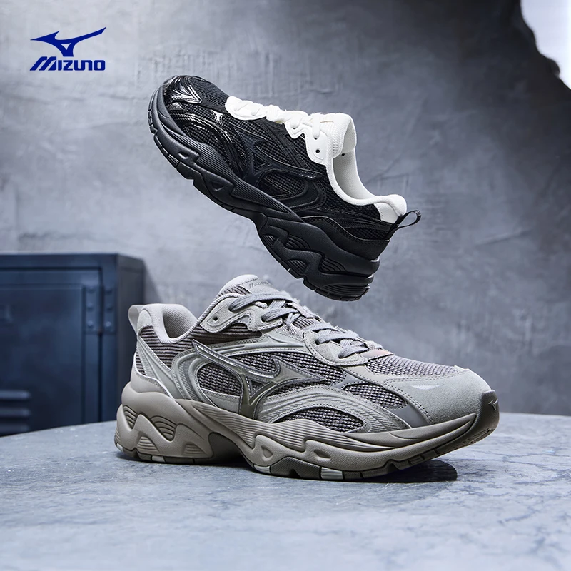 Mizuno/美津浓做旧复古厚底运动老爹鞋脏脏鞋01色TRAINER 2K V2