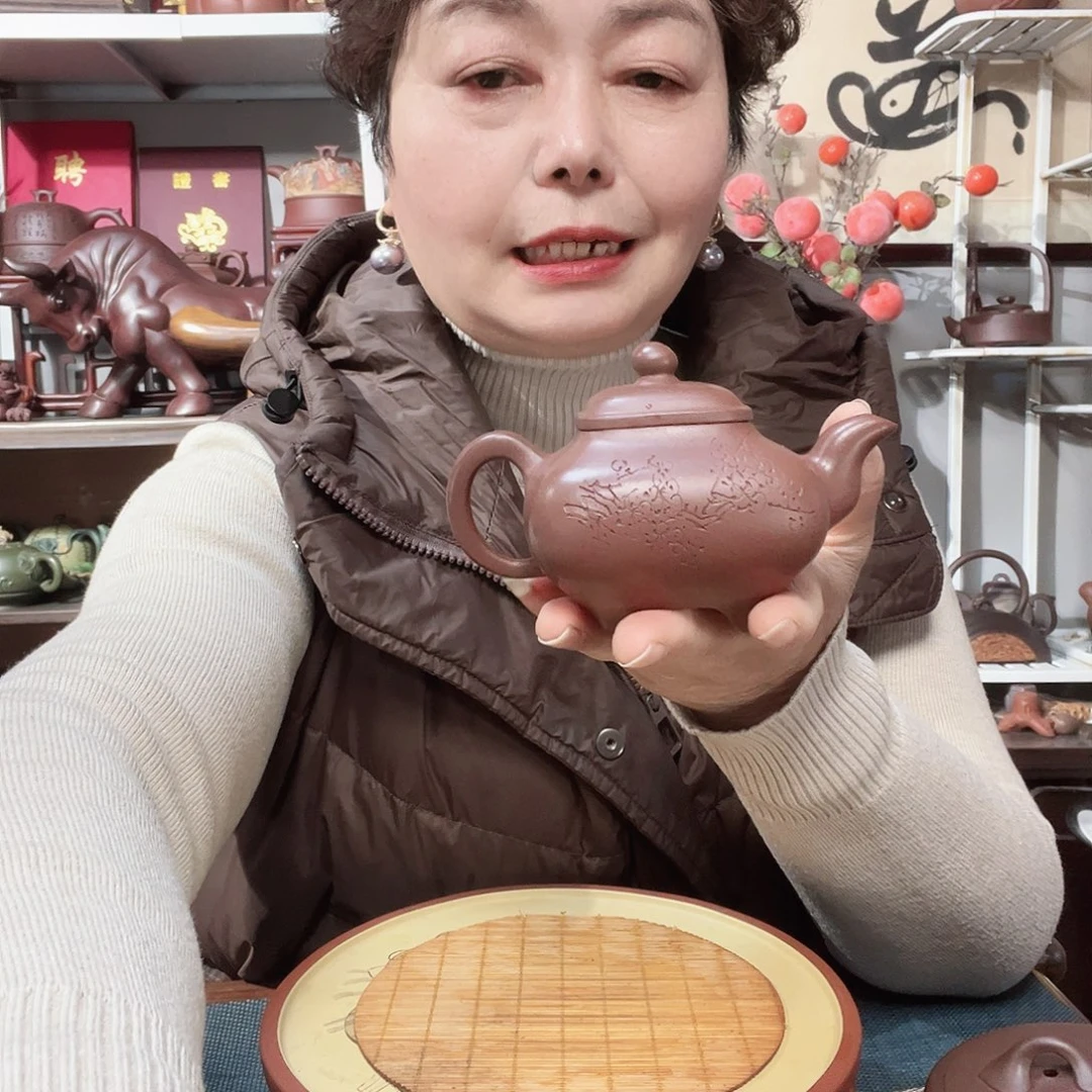 忠***底槽青茶壶原矿紫砂壶