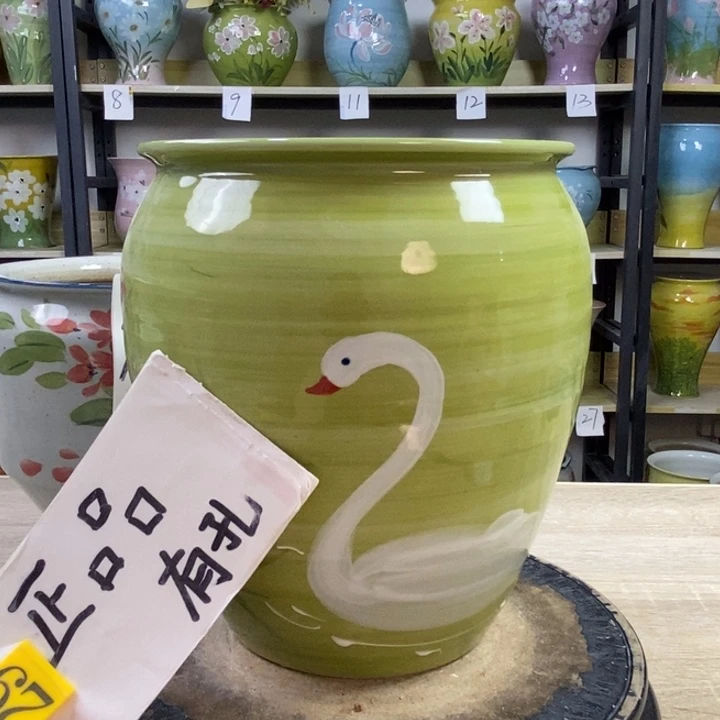 景德镇高温陶瓷花盆