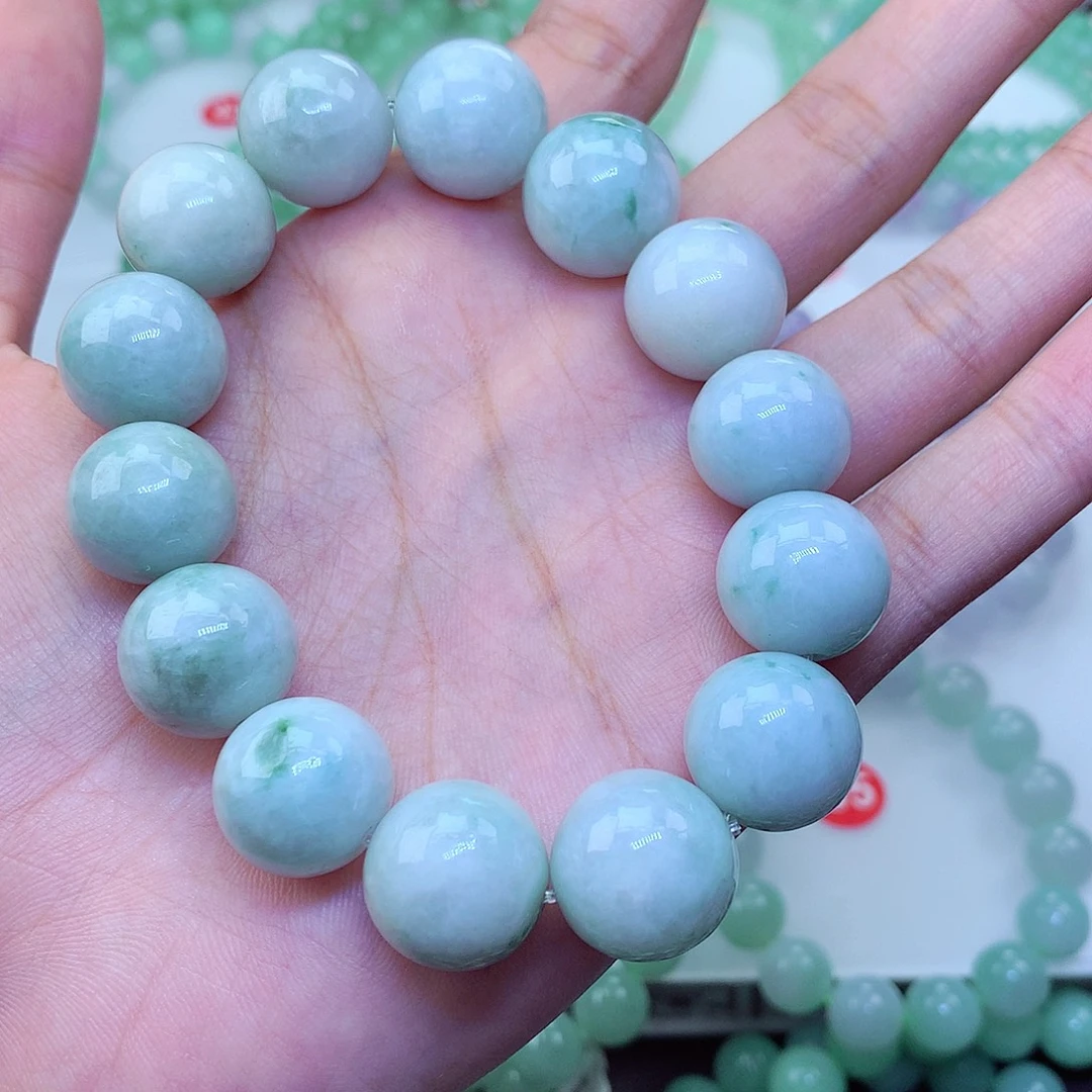 翡翠未镶嵌毛衣链卡16