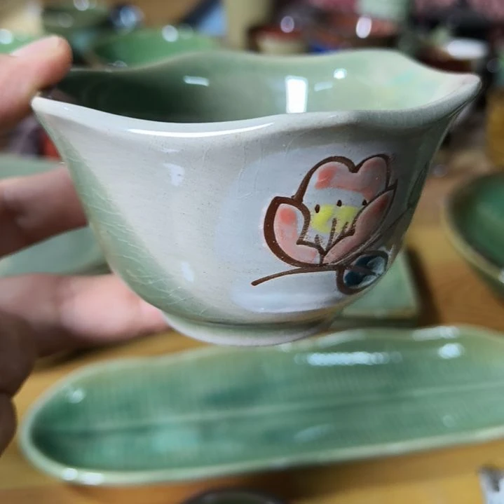 瓷片磁州窑五厂盘碗壶杯有瑕疵