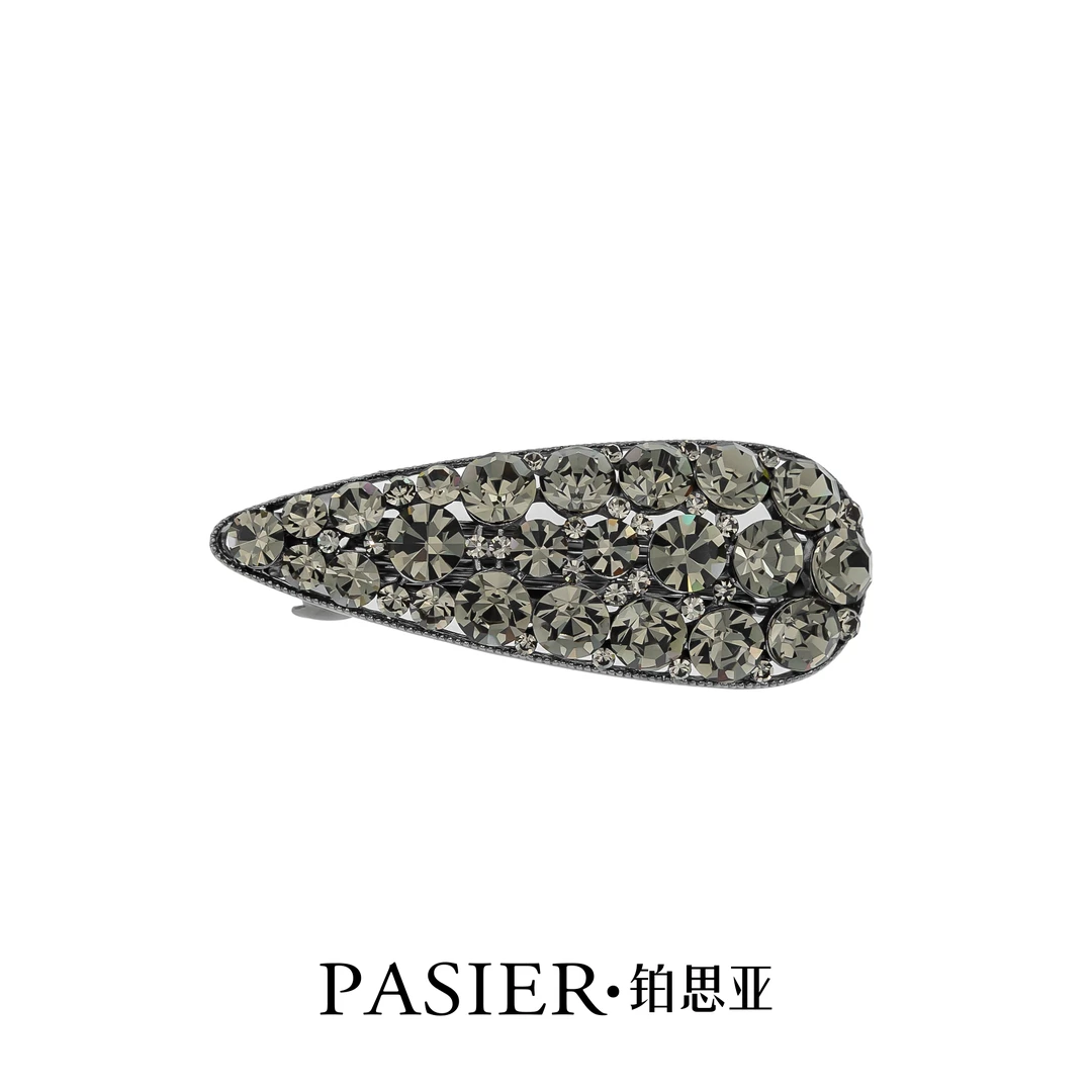 铂思亚 灰色空间 优雅气质ins轻奢弹簧夹思思专属 CC1230