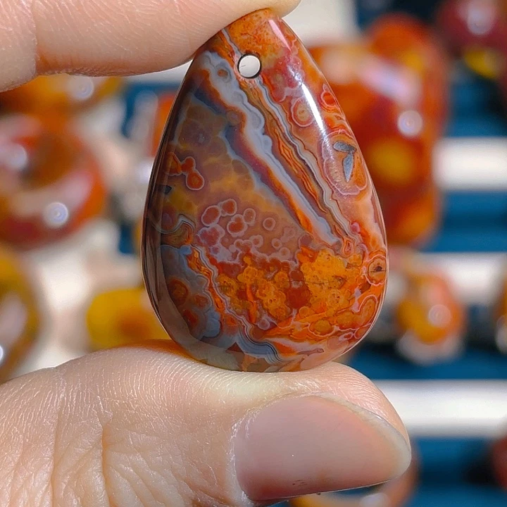 玛瑙/玉髓吊坠(不含链)未镶嵌