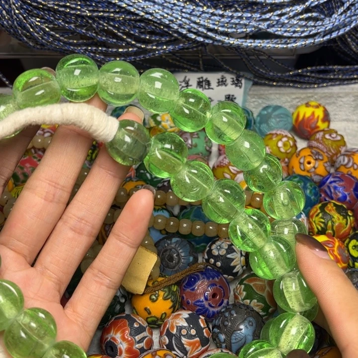 玻璃颈饰3568一条