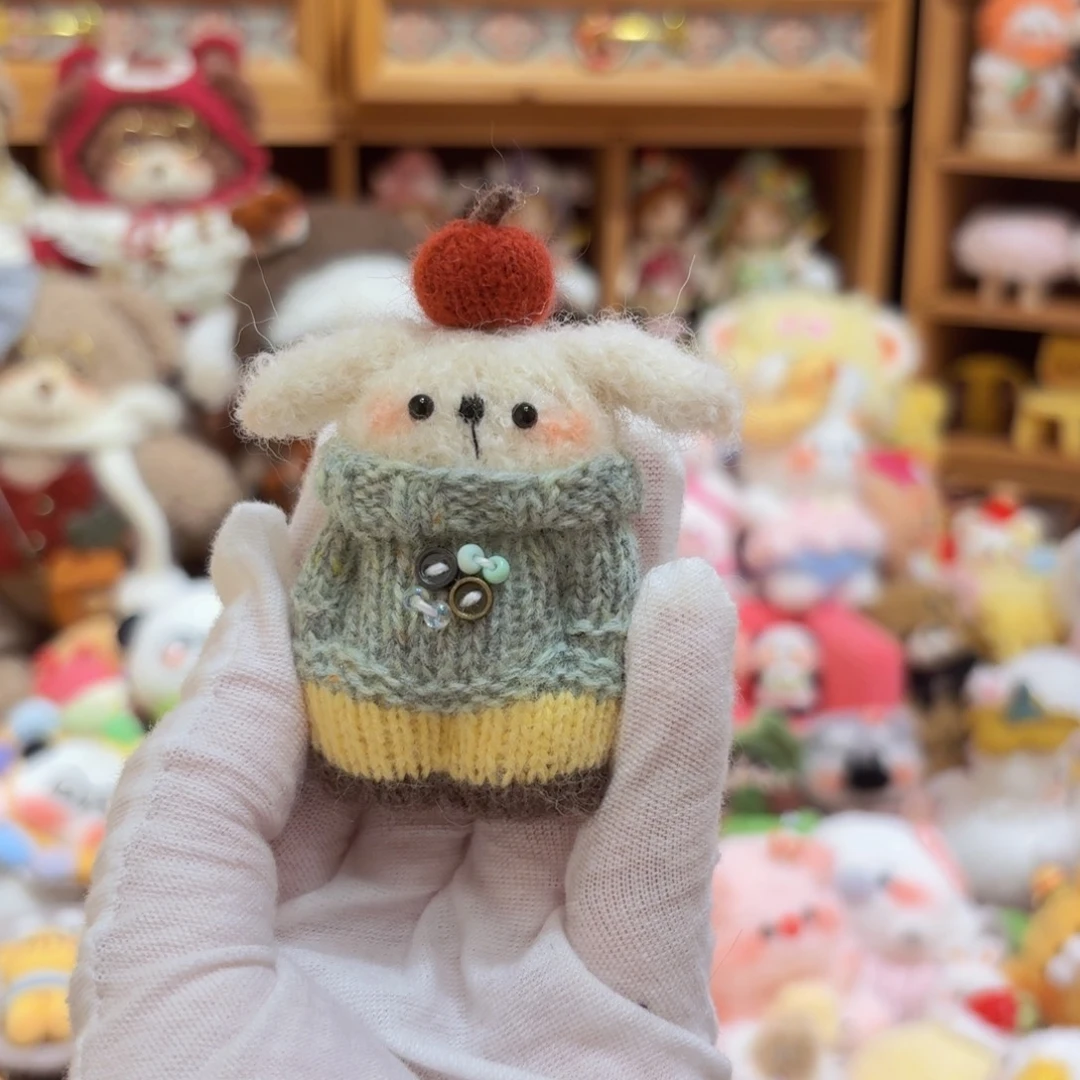 针织品做挂件嘟嘟的