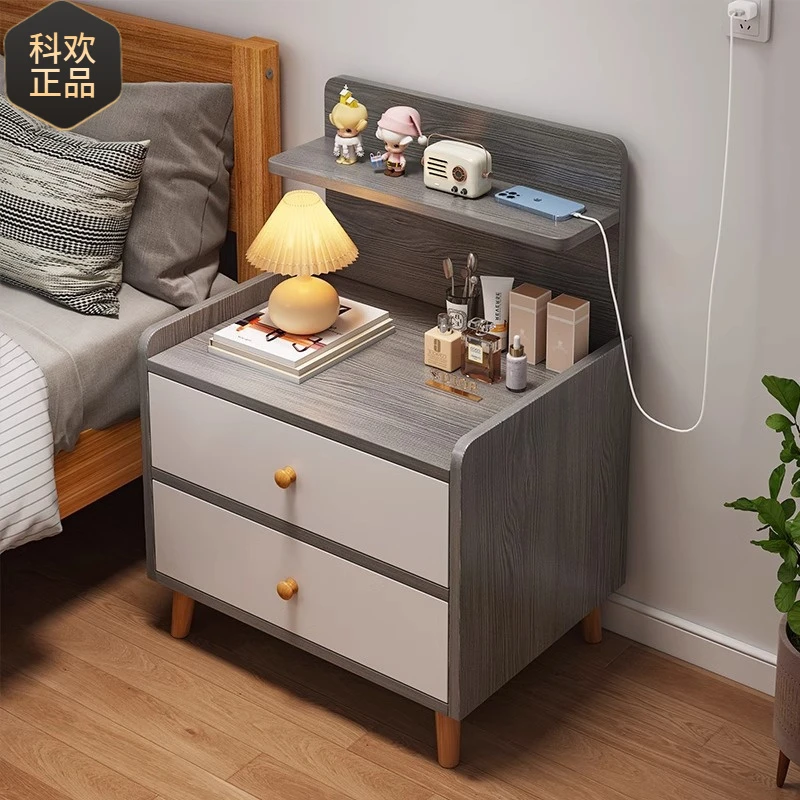 床头柜卧室简约现代小型床头置物架2025新款轻奢高级感极窄收纳柜