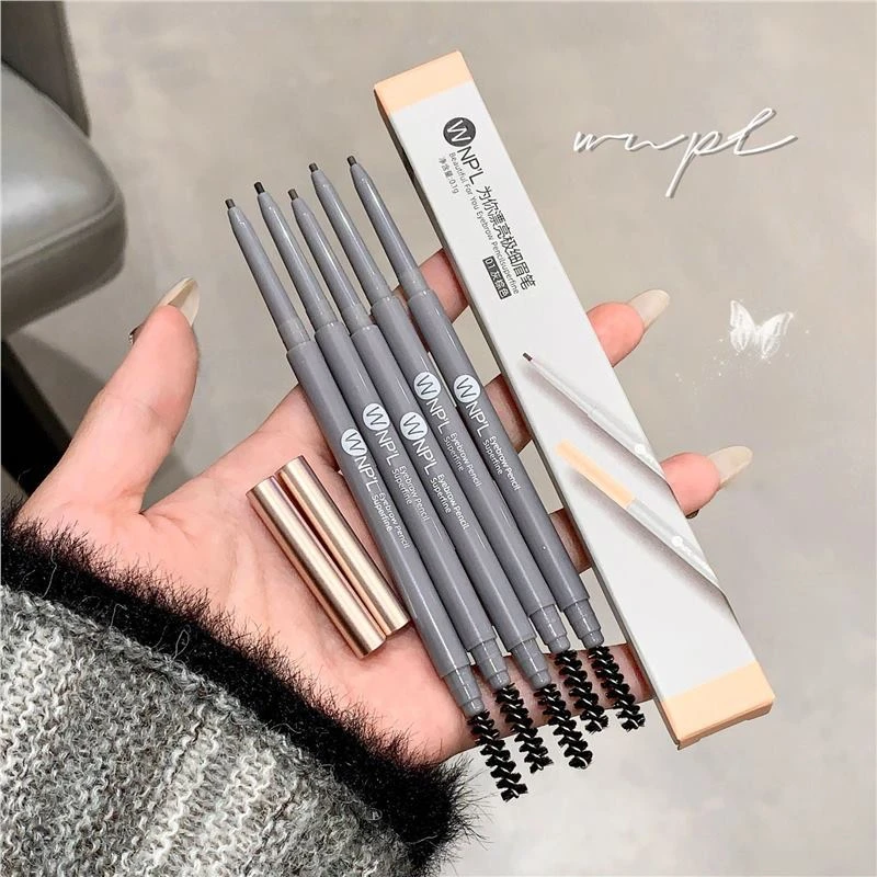 5支装#根根分明双头极细眉笔防水防汗不易晕染初学者不易掉色新手