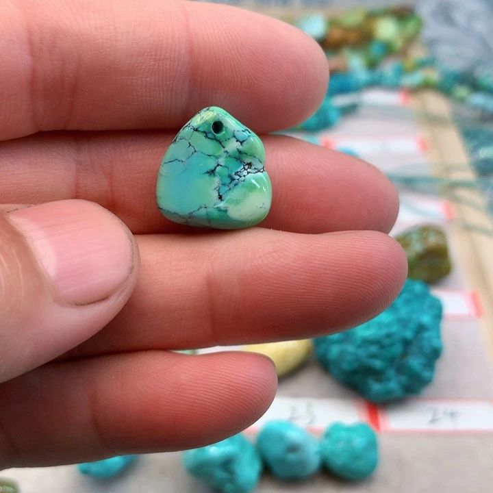 未镶嵌绿松石吊坠(不含链)