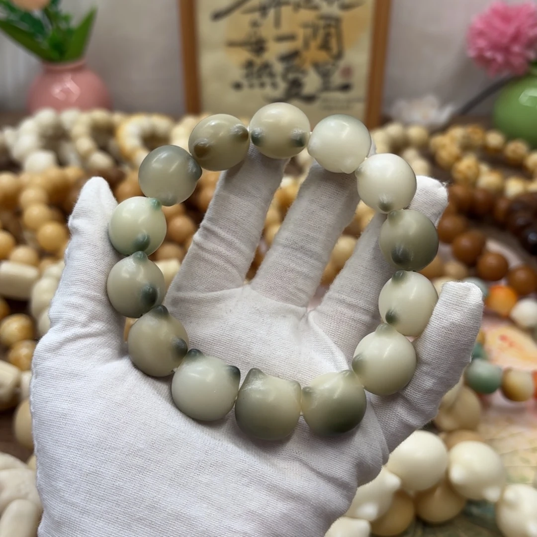 菩提根/象牙果吊坠18干磨微瑕落地果猫头920