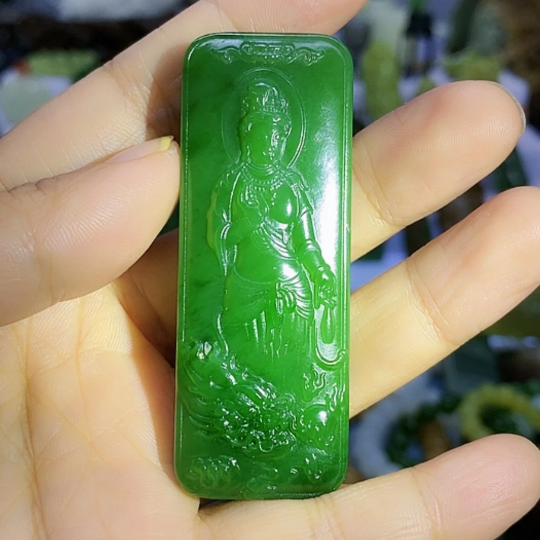 【闪购商品】和田玉（碧玉）未镶嵌挂件