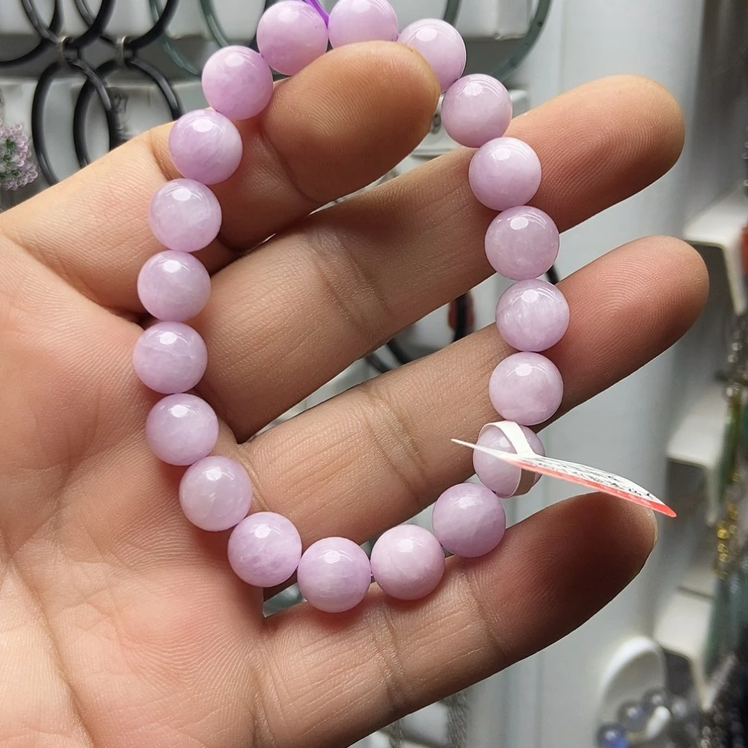 锂辉石手串未镶嵌品质珠宝