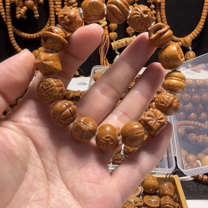 桃核手串多宝手串