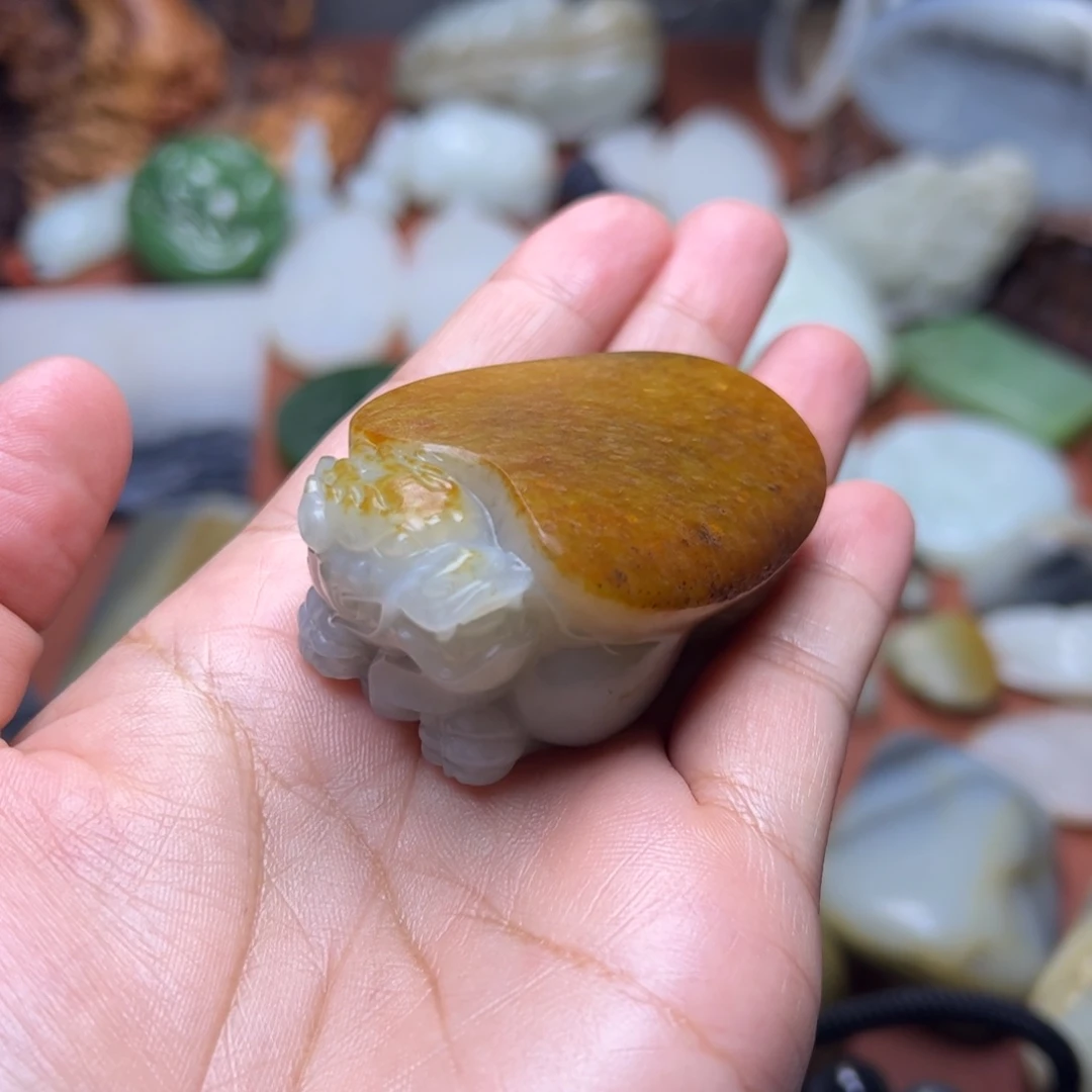 别***鲲和田玉未镶嵌把件