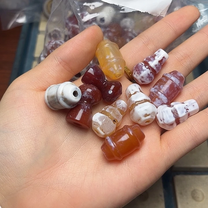 琉璃颈饰2776 玛.瑙 一颗可选