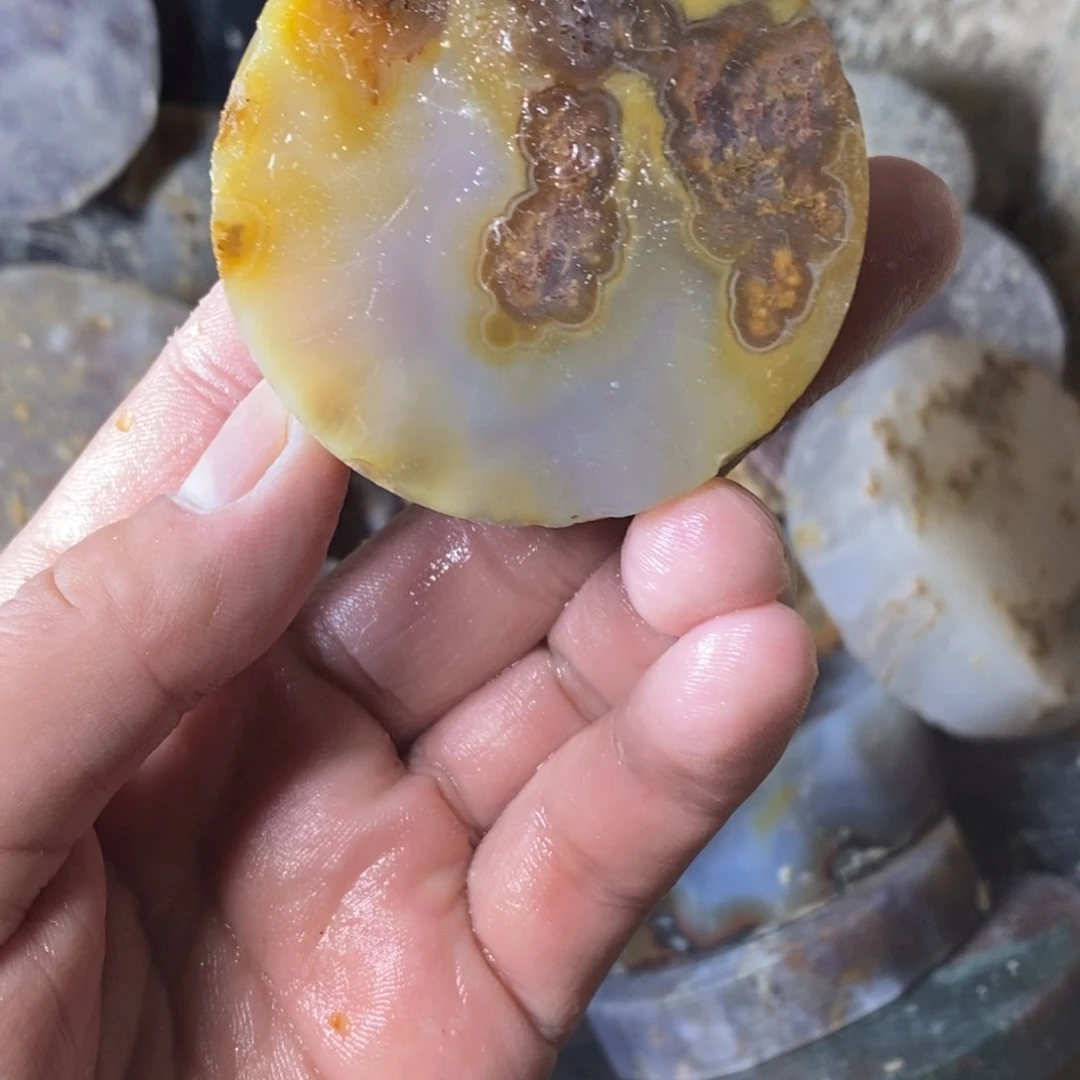 定制玛瑙蒋*姐天然玛瑙扣
