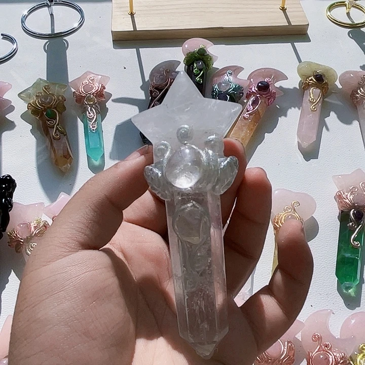 未镶嵌摆件水晶水晶