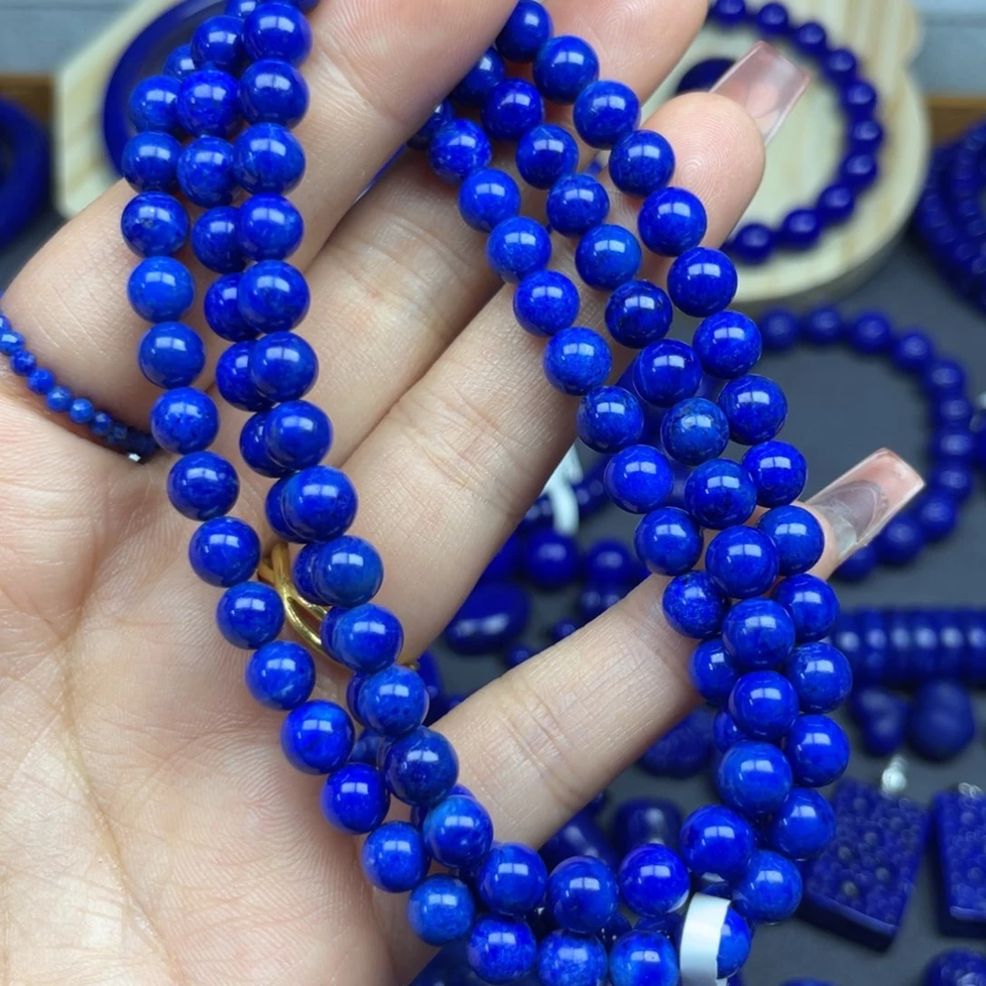 青金石未镶嵌6+多圈