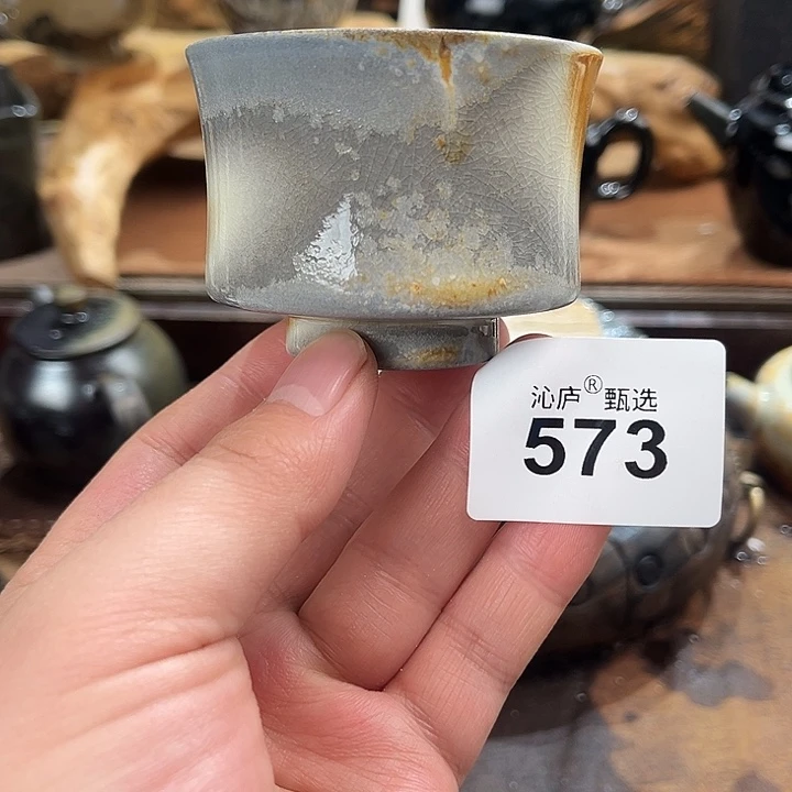 沁庐柴窑古法柴烧全手工茶具