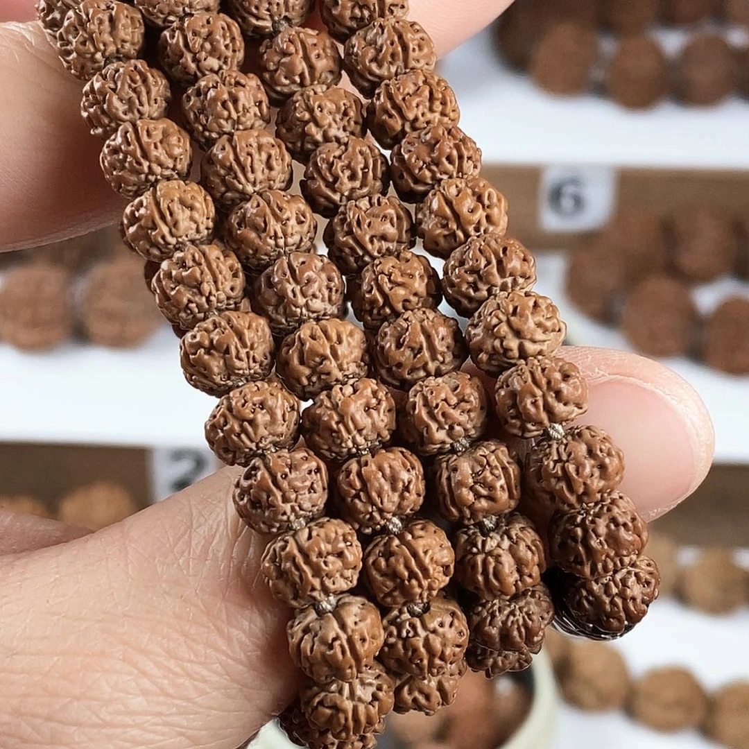 手串金刚菩提原生态精品玉石梅花108