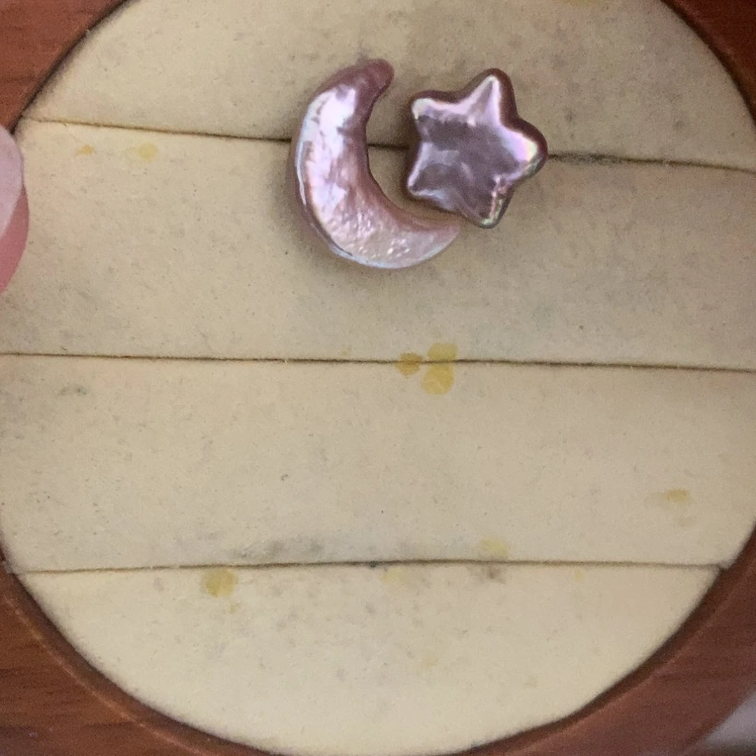 银S925镶嵌耳饰淡水珍珠