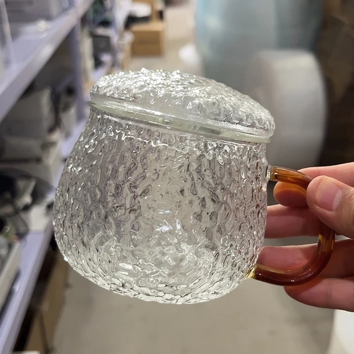 孤品 锤纹琥珀3件套 茶杯