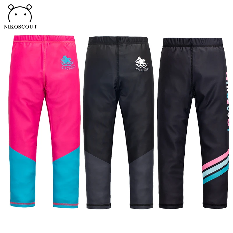 儿童长泳裤户外原纱防晒中大童速干单件夏季浮潜海边游泳裤百搭款