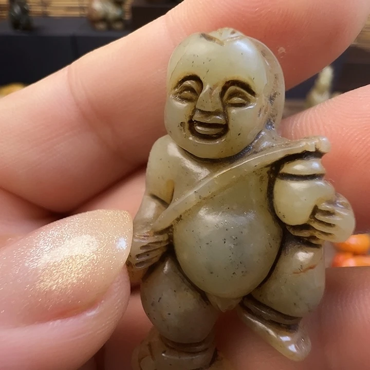 万***意未镶嵌和田玉（糖玉）挂件