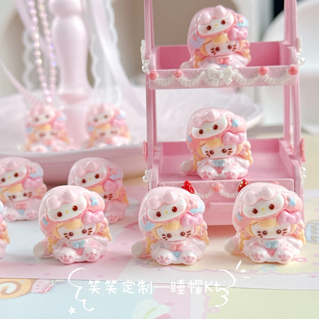 【笑笑定制—睡帽Kt】diy树脂小饰品/食完/手工摆件
