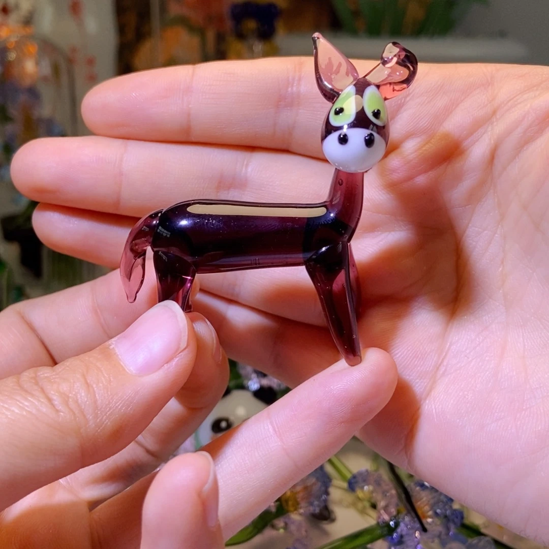 琉璃手工艺品驴子
