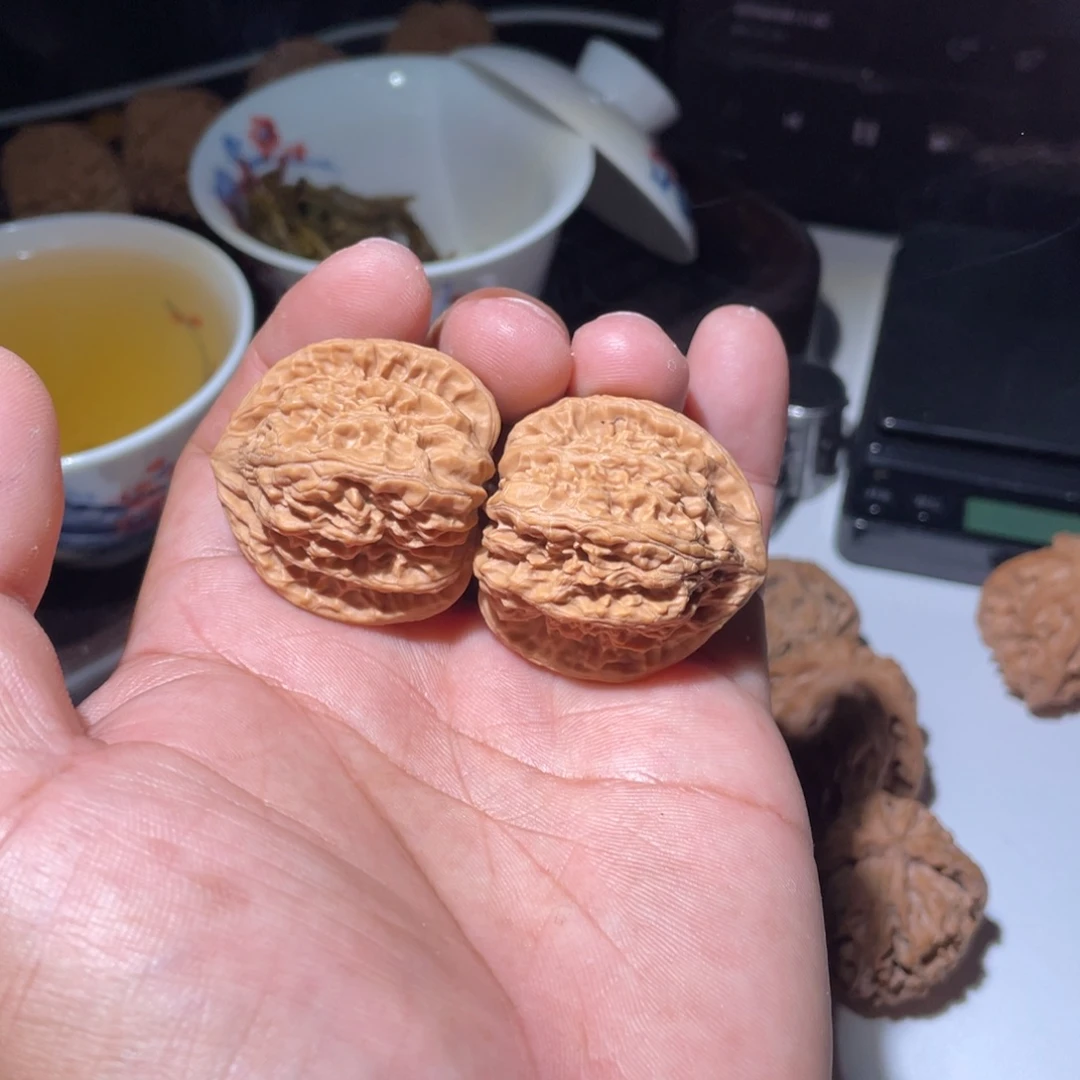 吊坠文玩核桃37.8火焰 小肚子