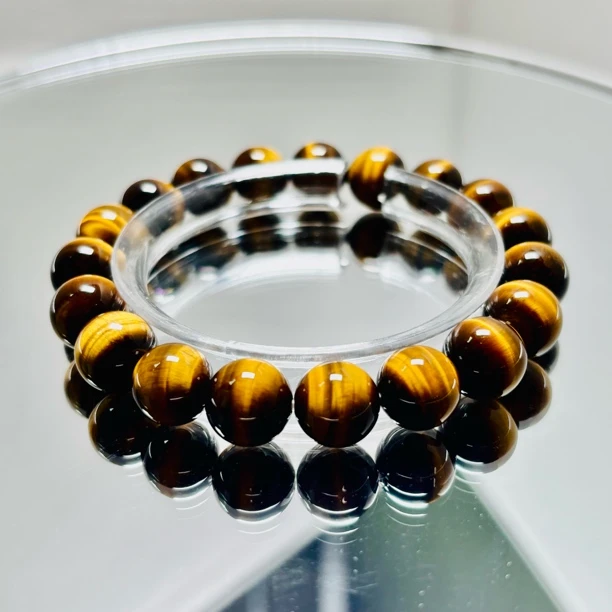 天然黄虎眼手串木变石梦幻虎眼蓝虎黄虎红虎眼石手串多样发其一