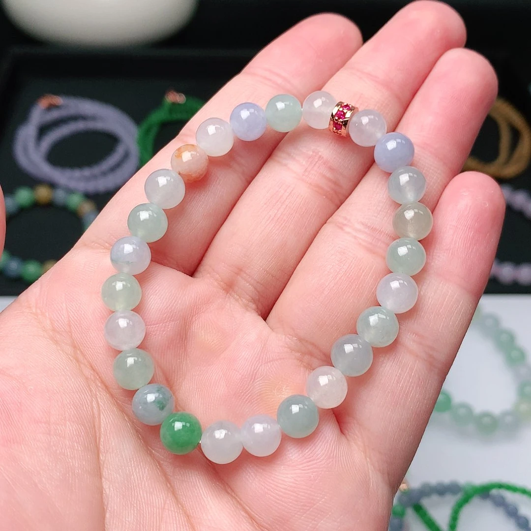 翡翠手链未镶嵌翡翠