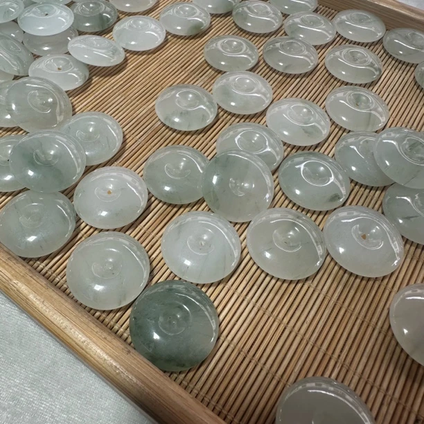 新疆金丝玉平安扣吊坠多样性发其一