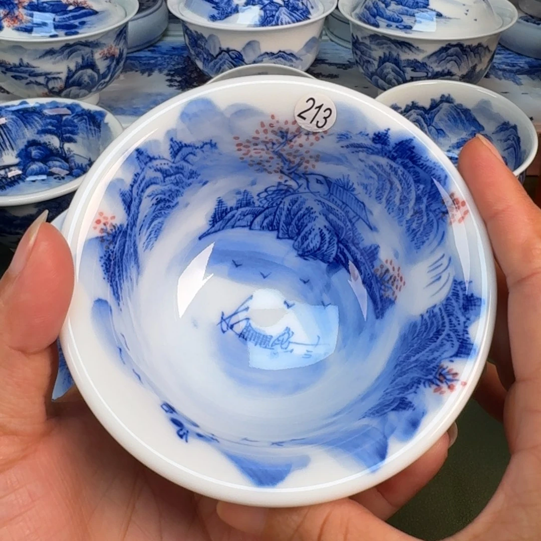 景德镇纯手绘茶具圆圆213